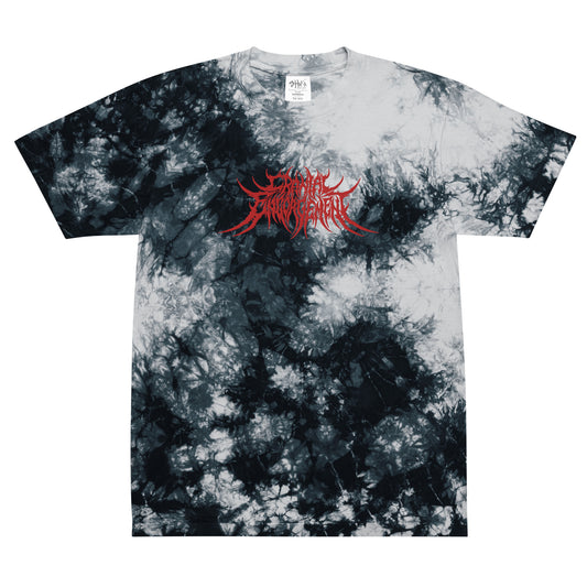 LIMITED EDITION Embroidered logo tye dye shirts!